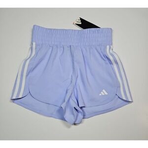 Adidas Womens Purple AeroReady Pacer 3" High‎ Rise Running Shorts Size XS NWT